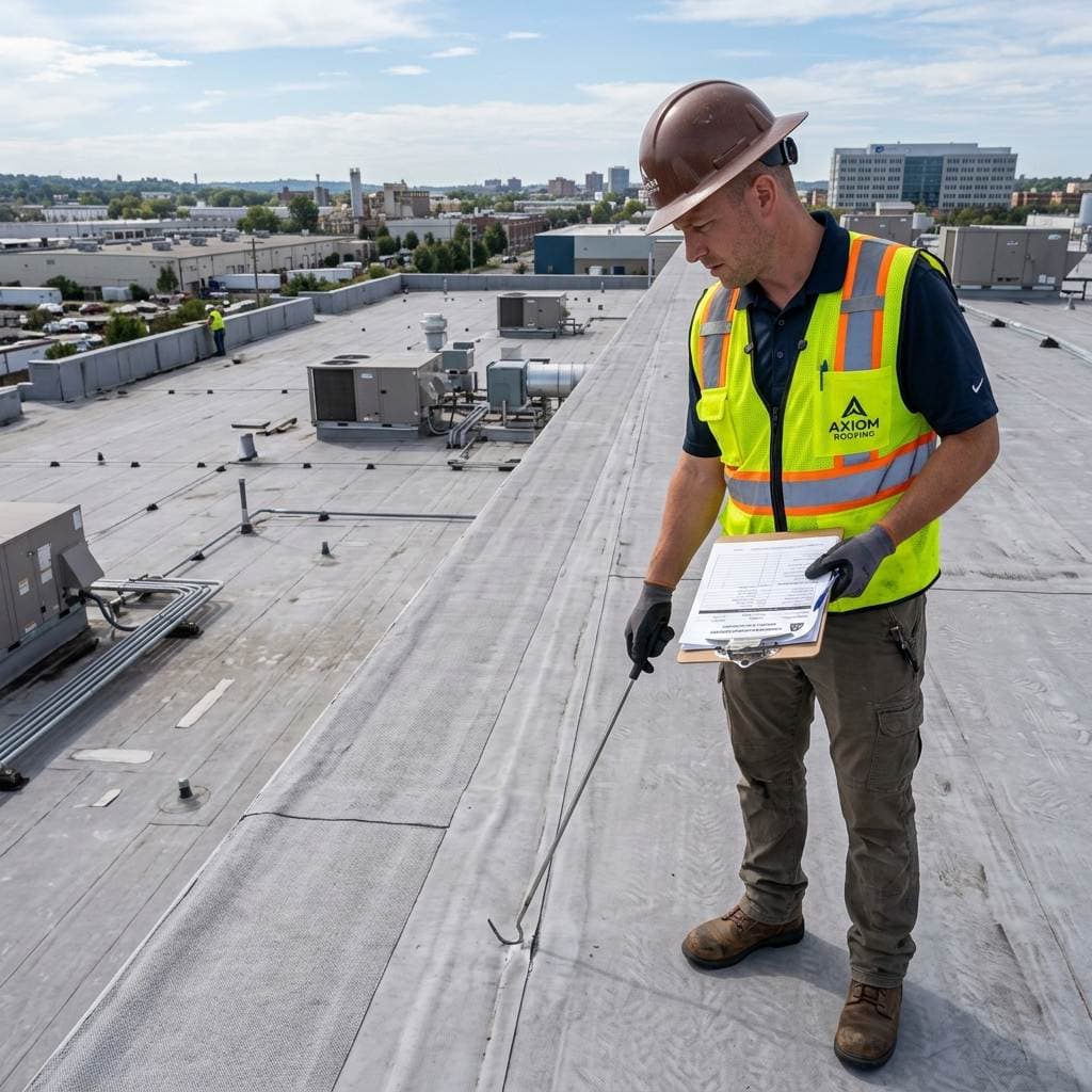 Featured Image: The Benefits of a Commercial Roof Maintenance Plan - Diversified Roofing Solutions