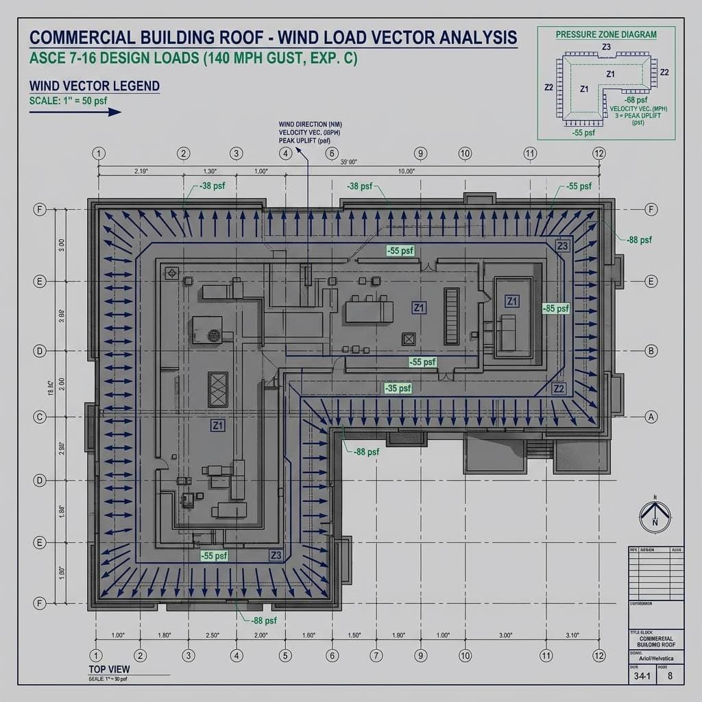 Featured Image: Florida Building Code Wind-Load Requirements for Com... - Diversified Roofing Solutions