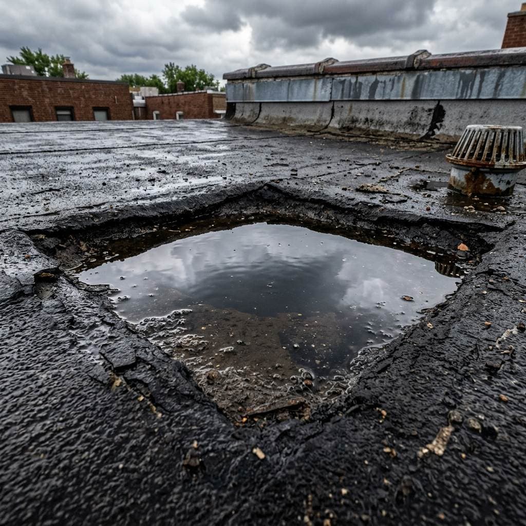 Featured Banner: Flat Roof Maintenance: Preventing Ponding Water and ... - Diversified Roofing Solutions
