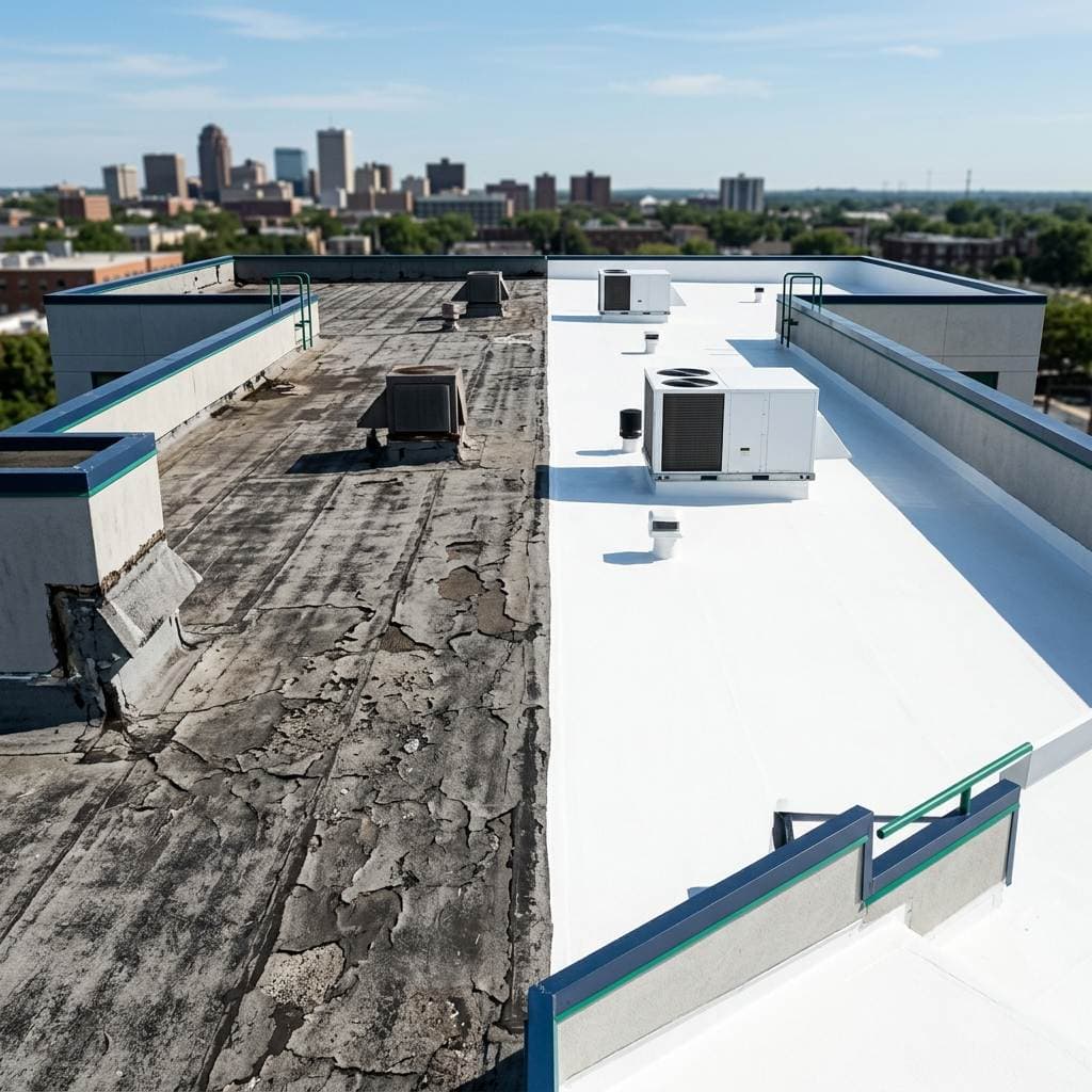 Featured Banner: How Commercial Roof Coatings Prevent Total Replaceme... - Diversified Roofing Solutions