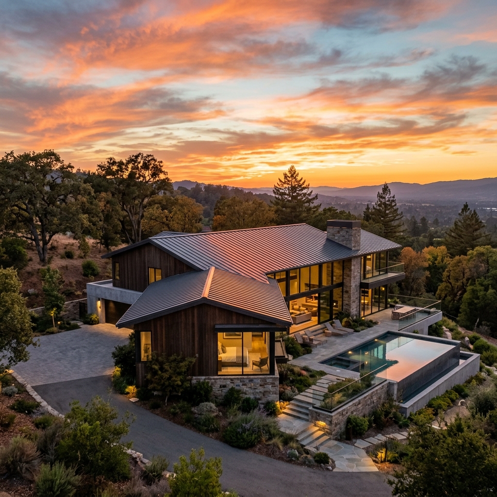 Luxury New Roof Installation