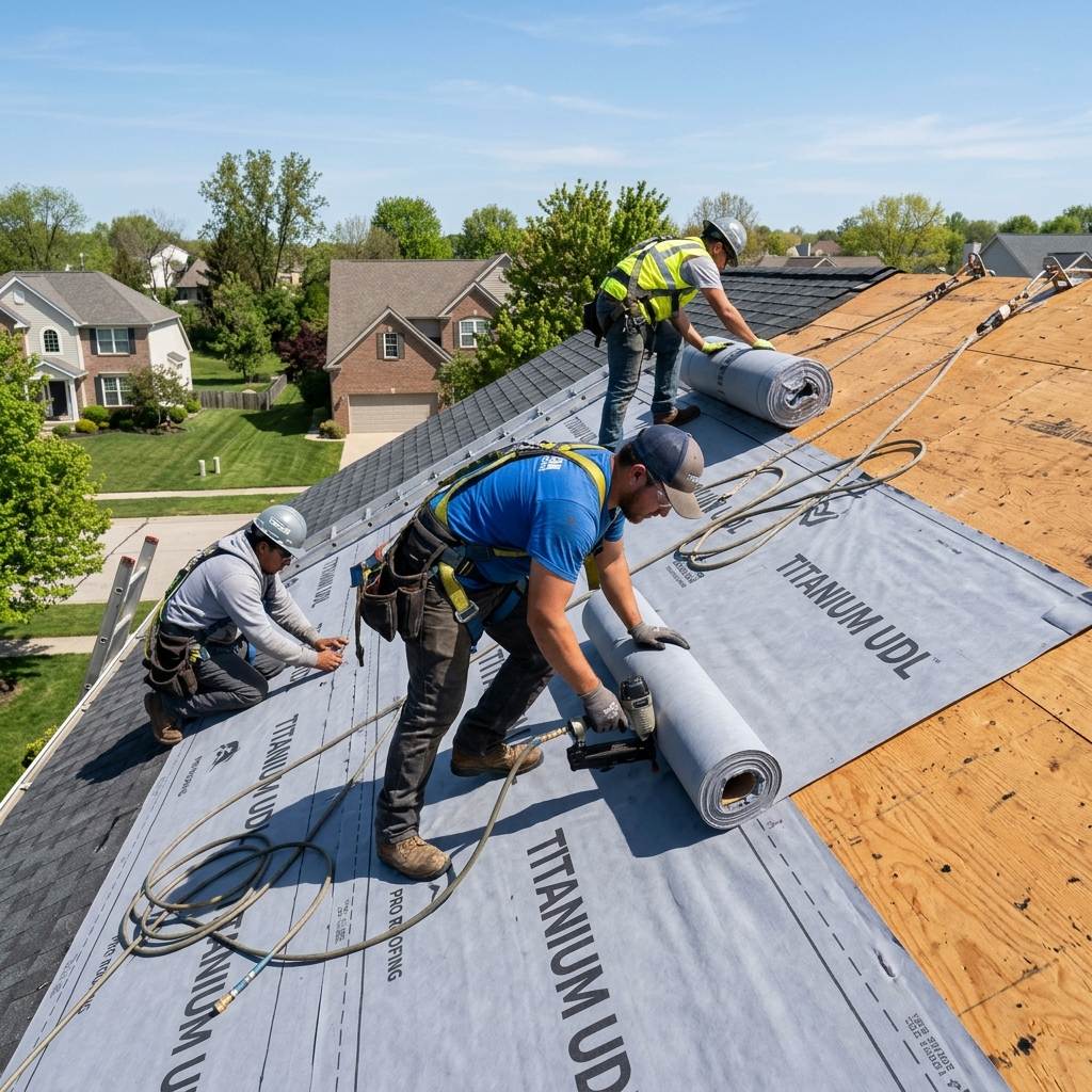 Roofing Crew Installation